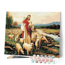 Carica l'immagine nel visualizzatore di Gallery, Dipingere con i numeri - Gesù E Il Suo Gregge Figured'Art