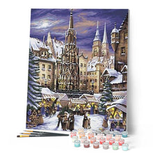 Carica l'immagine nel visualizzatore di Gallery, Dipingere con i numeri - Mercatino Di Natale Di Norimberga Figured'Art