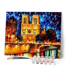 Carica l'immagine nel visualizzatore di Gallery, Dipingere con i numeri - Notre Dame Di Notte Figured'Art
