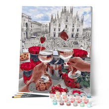 Carica l'immagine nel visualizzatore di Gallery, Dipingere con i numeri - Brindisi Figured'Art