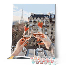 Carica l'immagine nel visualizzatore di Gallery, Dipingere con i numeri - Brindisi A Parigi Figured'Art