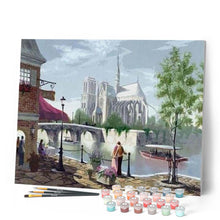 Carica l'immagine nel visualizzatore di Gallery, Dipingere con i numeri - Notre Dame Alla Luce Del Giorno Figured'Art