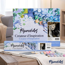 Carica l'immagine nel visualizzatore di Gallery, Dipingere con i numeri - Tigri Bianche E Nere