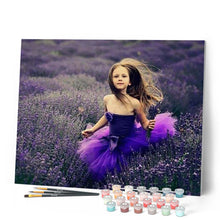 Carica l'immagine nel visualizzatore di Gallery, Dipingere con i numeri - Ragazza Di Lavanda Figured'Art