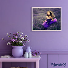 Carica l'immagine nel visualizzatore di Gallery, Dipingere con i numeri - Ragazza Di Lavanda