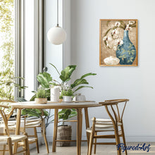 Carica l'immagine nel visualizzatore di Gallery, Dipingere con i numeri - Antica Bottiglia Con Fiori