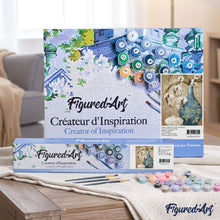 Carica l'immagine nel visualizzatore di Gallery, Dipingere con i numeri - Antica Bottiglia Con Fiori