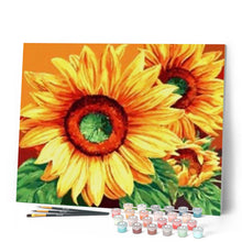 Carica l'immagine nel visualizzatore di Gallery, Dipingere con i numeri - Grandi Girasoli Figured'Art