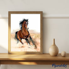 Carica l'immagine nel visualizzatore di Gallery, Dipingere con i numeri - Cavallo In Pieno Galoppo