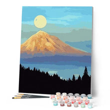 Carica l'immagine nel visualizzatore di Gallery, Dipingere con i numeri - Montagna E Luna Piena Figured'Art