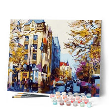 Carica l'immagine nel visualizzatore di Gallery, Dipingere con i numeri - Città In Autunno Figured'Art