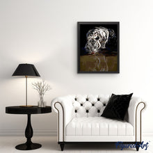 Carica l'immagine nel visualizzatore di Gallery, Dipingere con i numeri - Riflesso Della Tigre