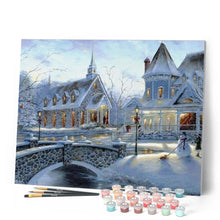 Carica l'immagine nel visualizzatore di Gallery, Dipingere con i numeri - Chiesa Nella Neve Figured'Art