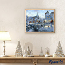 Carica l'immagine nel visualizzatore di Gallery, Dipingere con i numeri - Chiesa Nella Neve