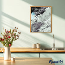 Carica l'immagine nel visualizzatore di Gallery, Dipingere con i numeri - Bianco E Nero Astratto