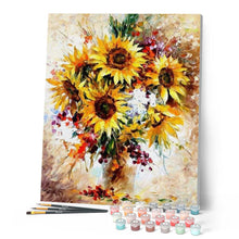 Carica l'immagine nel visualizzatore di Gallery, Dipingere con i numeri - Girasoli Graziosi Figured'Art
