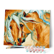 Carica l'immagine nel visualizzatore di Gallery, Dipingere con i numeri - Cavalli Figured'Art