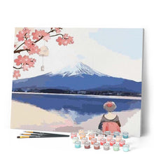 Carica l'immagine nel visualizzatore di Gallery, Dipingere con i numeri - Guardando Il Monte Fuji Figured'Art