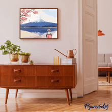Carica l'immagine nel visualizzatore di Gallery, Dipingere con i numeri - Guardando Il Monte Fuji