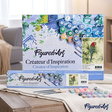Carica l'immagine nel visualizzatore di Gallery, Dipingere con i numeri - Fiori E Pappagallo