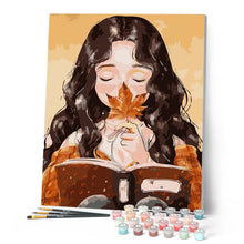 Carica l'immagine nel visualizzatore di Gallery, Dipingere con i numeri - Donna che legge un libro Figured'Art