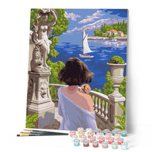 Carica l'immagine nel visualizzatore di Gallery, Dipingere con i numeri - Vista dalla terrazza Figured'Art