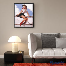 Carica l'immagine nel visualizzatore di Gallery, Dipingere con i numeri - Pin-up cowgirl