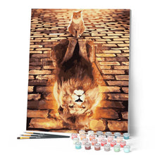 Carica l'immagine nel visualizzatore di Gallery, Dipingere con i numeri - Il gattino che diventerà un leone Figured'Art
