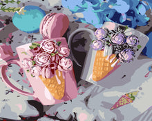 Carica l'immagine nel visualizzatore di Gallery, Dipingere con i numeri - Tè e macarons