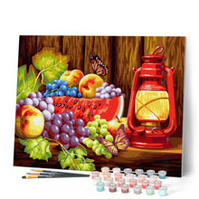 Carica l'immagine nel visualizzatore di Gallery, Dipingere con i numeri - Cesto di frutta sul tavolo Figured'Art