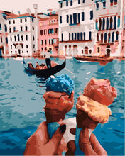 Carica l'immagine nel visualizzatore di Gallery, Dipingere con i numeri - Merenda a Venezia