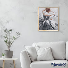 Carica l'immagine nel visualizzatore di Gallery, Dipingere con i numeri - Tutù grigio