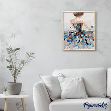 Carica l'immagine nel visualizzatore di Gallery, Dipingere con i numeri - Ballerina di spalle