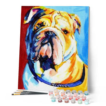 Carica l'immagine nel visualizzatore di Gallery, Dipingere con i numeri - Bulldog Figured'Art