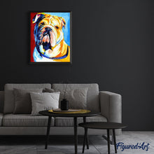 Carica l'immagine nel visualizzatore di Gallery, Dipingere con i numeri - Bulldog