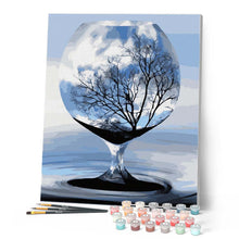 Carica l'immagine nel visualizzatore di Gallery, Dipingere con i numeri - Albero in un bicchiere Figured'Art