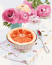 Carica l'immagine nel visualizzatore di Gallery, Dipingere con i numeri - Rose e pompelmo