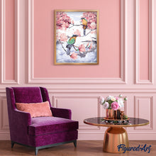 Carica l'immagine nel visualizzatore di Gallery, Dipingere con i numeri - Sui rami di magnolia fra le nuvole