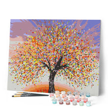 Carica l'immagine nel visualizzatore di Gallery, Dipingere con i numeri - Albero ed esplosione di colori Figured'Art