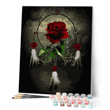 Carica l'immagine nel visualizzatore di Gallery, Dipingere con i numeri - La grande rosa rossa Figured'Art