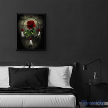 Carica l'immagine nel visualizzatore di Gallery, Dipingere con i numeri - La grande rosa rossa
