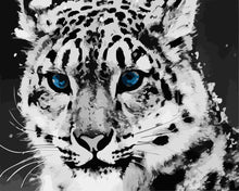 Carica l'immagine nel visualizzatore di Gallery, Dipingere con i numeri - Ritratto di tigre dagli occhi blu