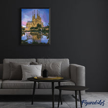 Carica l'immagine nel visualizzatore di Gallery, Dipingere con i numeri - Riflesso della cattedrale