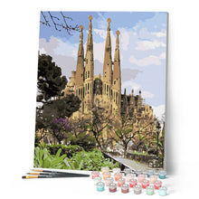 Carica l'immagine nel visualizzatore di Gallery, Dipingere con i numeri - Vista sulla cattedrale Figured'Art
