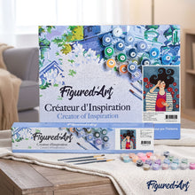 Carica l'immagine nel visualizzatore di Gallery, Dipingere con i numeri - Donna fra i papaveri