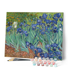 Carica l'immagine nel visualizzatore di Gallery, Dipingere con i numeri - Van Gogh campo di Iris Figured'Art
