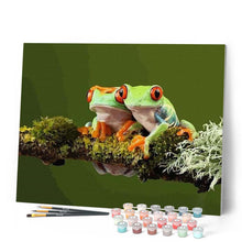 Carica l'immagine nel visualizzatore di Gallery, Dipingere con i numeri - Due Piccole Rane Figured'Art