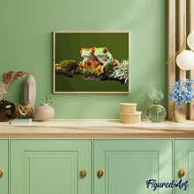 Carica l'immagine nel visualizzatore di Gallery, Dipingere con i numeri - Due Piccole Rane