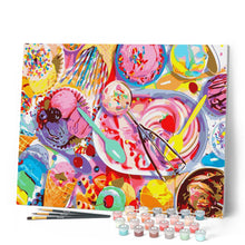 Carica l'immagine nel visualizzatore di Gallery, Dipingere con i numeri - Gelato per tutti i gusti Figured'Art