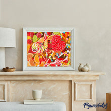 Carica l'immagine nel visualizzatore di Gallery, Dipingere con i numeri - Caramelle alla frutta